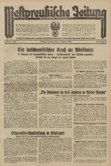 Westpreussische Zeitung, Nr. 246 Montag 21 Oktober 1935, 12. Jahrgang