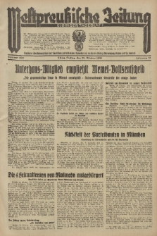 Westpreussische Zeitung, Nr. 250 Freitag 25 Oktober 1935, 12. Jahrgang