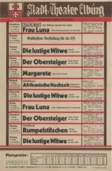 Stadt-Theater Elbing (31.XII.1938-8.I.1939)