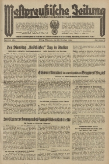Westpreussische Zeitung, Nr. 254 Mittwoch 30 Oktober 1935, 12. Jahrgang
