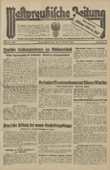 Westpreussische Zeitung, Nr. 255 Donnerstag 31 Oktober 1935, 12. Jahrgang