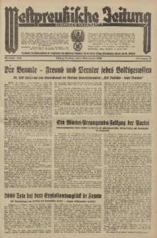 Westpreussische Zeitung, Nr. 256 Freitag 1 November 1935, 12. Jahrgang