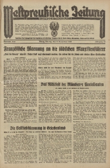 Westpreussische Zeitung, Nr. 258 Montag 4 November 1935, 12. Jahrgang