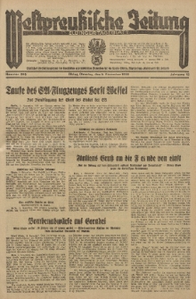 Westpreussische Zeitung, Nr. 259 Dienstag 5 November 1935, 12. Jahrgang