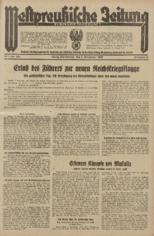 Westpreussische Zeitung, Nr. 261 Donnerstag 7 November 1935, 12. Jahrgang