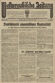 Westpreussische Zeitung, Nr. 262 Freitag 8 November 1935, 12. Jahrgang