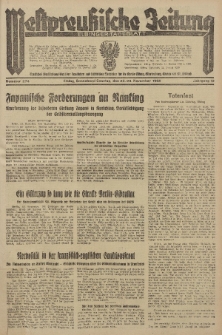 Westpreussische Zeitung, Nr. 274 Sonnabend/Sonntag 23/24 November 1935, 12. Jahrgang