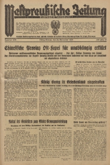 Westpreussische Zeitung, Nr. 275 Montag 25 November 1935, 12. Jahrgang