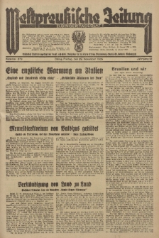 Westpreussische Zeitung, Nr. 279 Freitag 29 November 1935, 12. Jahrgang