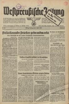 Westpreussische Zeitung, Nr. 76 Freitag 2 April 1937, 6. Jahrgang