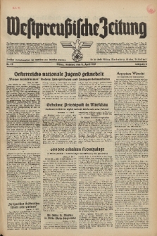 Westpreussische Zeitung, Nr. 85 Dienstag 13 April 1937, 6. Jahrgang