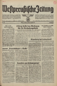 Westpreussische Zeitung, Nr. 88 Freitag 16 April 1937, 6. Jahrgang