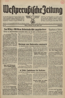 Westpreussische Zeitung, Nr. 98 Mittwoch 28 April 1937, 6. Jahrgang