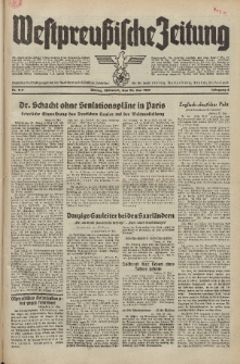 Westpreussische Zeitung, Nr. 119 Mittwoch 26 Mai 1937, 6. Jahrgang