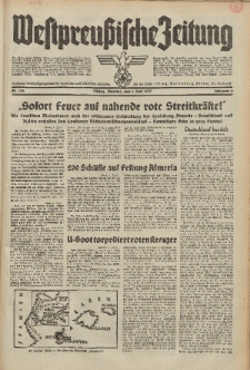 Westpreussische Zeitung, Nr. 124 Dienstag 1 Juni 1937, 6. Jahrgang