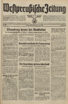 Westpreussische Zeitung, Nr. 125 Mittwoch 2 Juni 1937, 6. Jahrgang