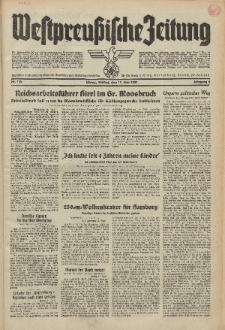 Westpreussische Zeitung, Nr. 133 Freitag 11 Juni 1937, 6. Jahrgang