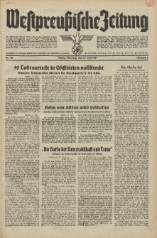 Westpreussische Zeitung, Nr. 136 Dienstag 15 Juni 1937, 6. Jahrgang