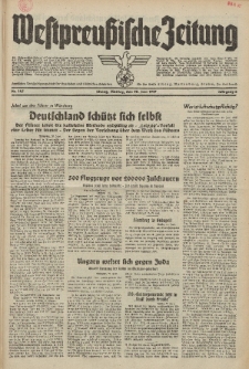 Westpreussische Zeitung, Nr. 147 Montag 28 Juni 1937, 6. Jahrgang