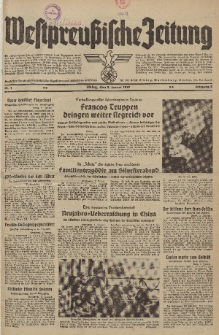 Westpreussische Zeitung, Nr. 1 Montag 2 Januar 1939, 8. Jahrgang