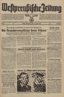 Westpreussische Zeitung, Nr. 10 Donnerstag 12 Januar 1939, 8. Jahrgang