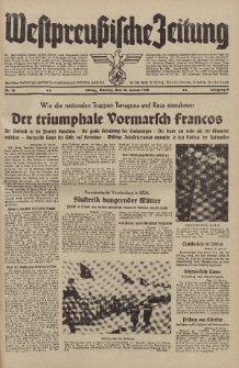 Westpreussische Zeitung, Nr. 13 Montag 16 Januar 1939, 8. Jahrgang