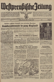 Westpreussische Zeitung, Nr. 14 Dienstag 17 Januar 1939, 8. Jahrgang