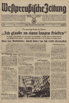 Westpreussische Zeitung, Nr. 26 Dienstag 31 Januar 1939, 8. Jahrgang
