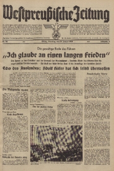 Westpreussische Zeitung, Nr. 26 Dienstag 31 Januar 1939, 8. Jahrgang