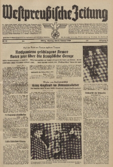 Westpreussische Zeitung, Nr. 31 Montag 6 Februar 1939, 8. Jahrgang