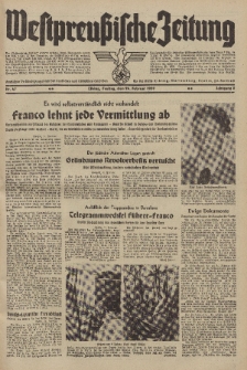 Westpreussische Zeitung, Nr. 47 Freitag 24 Februar 1939, 8. Jahrgang