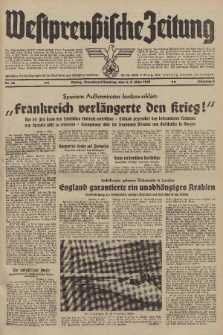 Westpreussische Zeitung, Nr. 54 Sonnabend/Sonntag 4/5 März 1939, 8. Jahrgang