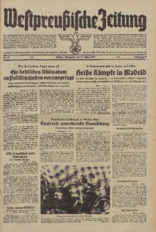 Westpreussische Zeitung, Nr. 57 Mittwoch 8 März 1939, 8. Jahrgang
