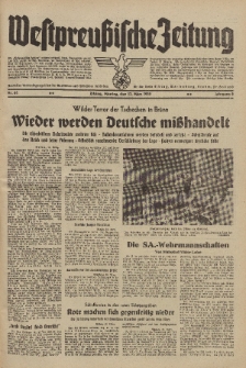 Westpreussische Zeitung, Nr. 61 Montag 13 März 1939, 8. Jahrgang