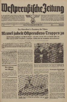 Westpreussische Zeitung, Nr. 70 Donnerstag 23 März 1939, 8. Jahrgang