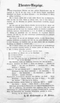 Theater-Anzeige (20.X.1855)