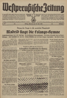 Westpreussische Zeitung, Nr. 75 Mittwoch 29 März 1939, 8. Jahrgang
