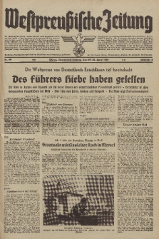 Westpreussische Zeitung, Nr. 99 Sonnabend/Sontag 21 April 1939, 8. Jahrgang