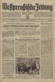 Westpreussische Zeitung, Nr. 101 Mittwoch 3 Mai 1939, 8. Jahrgang
