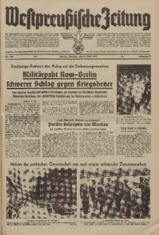 Westpreussische Zeitung, Nr. 105 Montag 8 Mai 1939, 8. Jahrgang