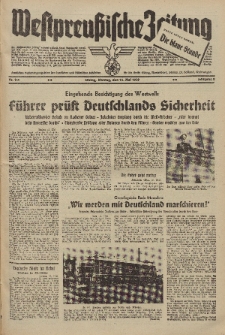 Westpreussische Zeitung, Nr. 111 Montag 15 Mai 1939, 8. Jahrgang