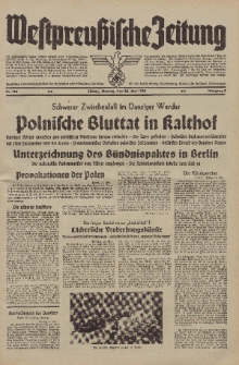 Westpreussische Zeitung, Nr. 116 Montag 22 Mai 1939, 8. Jahrgang