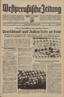 Westpreussische Zeitung, Nr. 117 Dienstag 23 Mai 1939, 8. Jahrgang