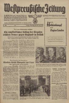 Westpreussische Zeitung, Nr. 122 Dienstag 30 Mai 1939, 8. Jahrgang
