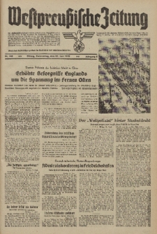 Westpreussische Zeitung, Nr. 142 Donnerstag 22 Juni 1939, 8. Jahrgang