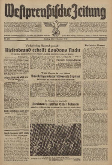 Westpreussische Zeitung, Nr. 235 Montag 9 Oktober 1939, 8. Jahrgang