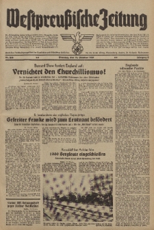 Westpreussische Zeitung, Nr. 236 Dienstag 10 Oktober 1939, 8. Jahrgang