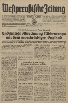 Westpreussische Zeitung, Nr. 249 Mittwoch 25 Oktober 1939, 8. Jahrgang