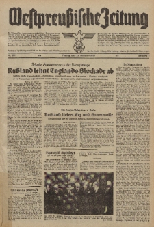 Westpreussische Zeitung, Nr. 251 Freitag 27 Oktober 1939, 8. Jahrgang
