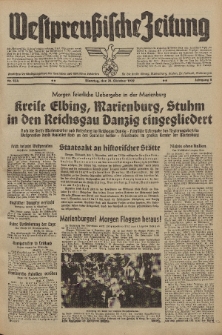 Westpreussische Zeitung, Nr. 254 Dienstag 31 Oktober 1939, 8. Jahrgang
